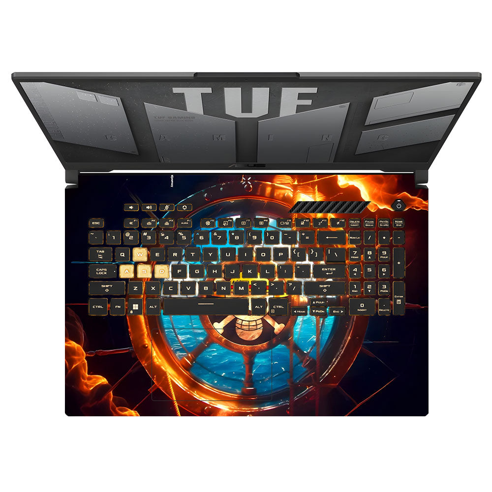 Straw Hat Pirates Emblem Asus TUF Gaming F17 FX707Z Laptop Skin