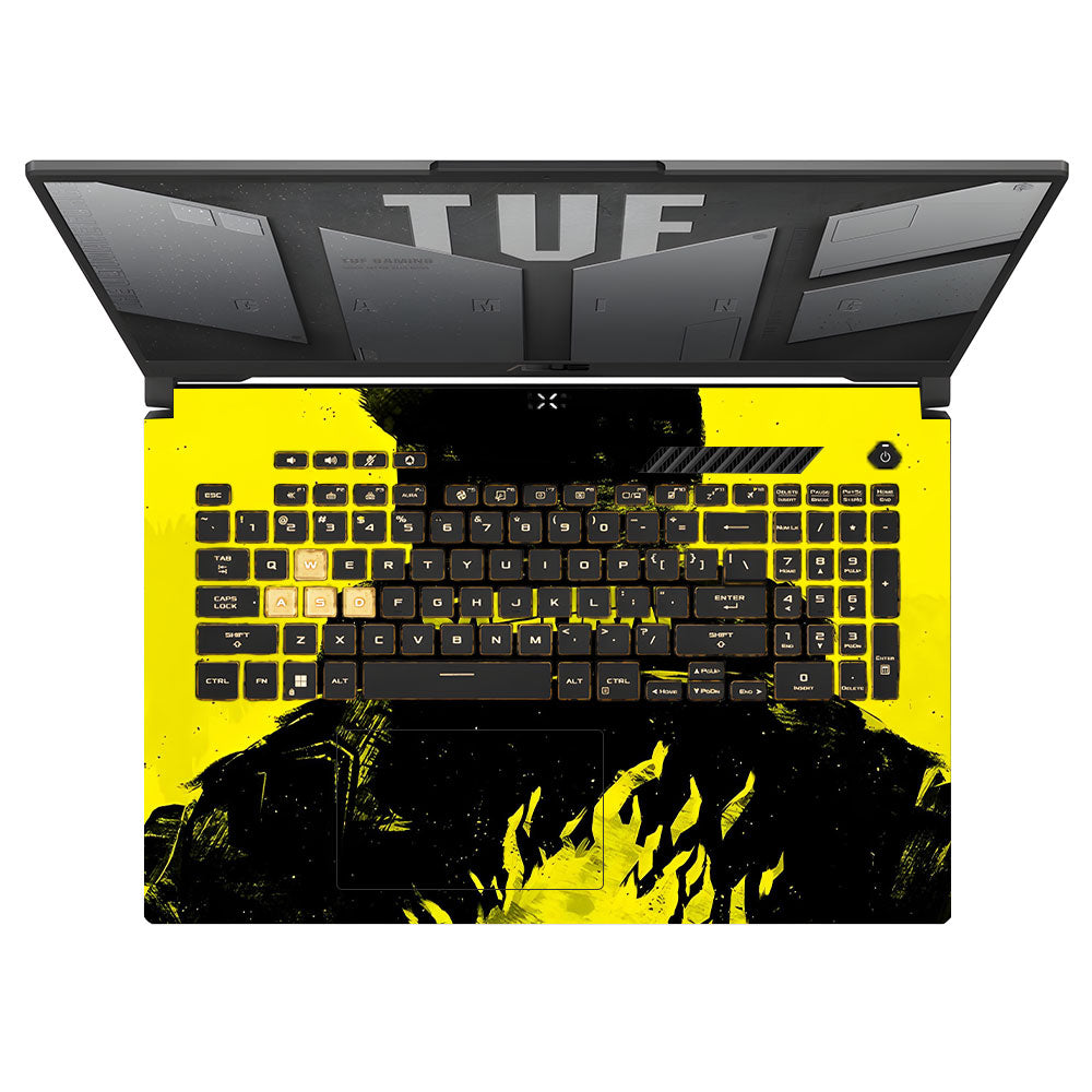 Backlit SAMURAI Jacket Asus TUF Gaming F17 FX707Z Laptop Skin