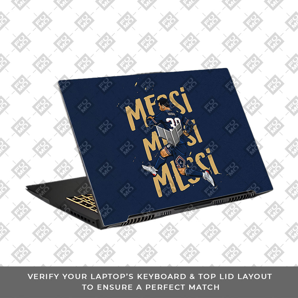 Messi Motion Masterpiece Asus TUF Gaming F17 FX707Z Laptop Skin