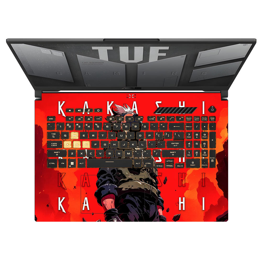 Kakashi Hatake Inferno Asus TUF Gaming F17 FX707Z Laptop Skin