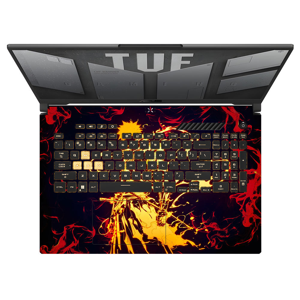 Bleach Ichigo Bankai Form Asus TUF Gaming F17 FX707Z Laptop Skin