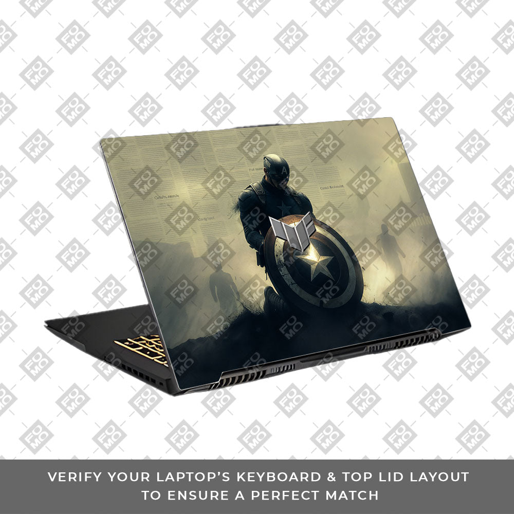 Captain's Valor Asus TUF Gaming F17 FX707Z Laptop Skin