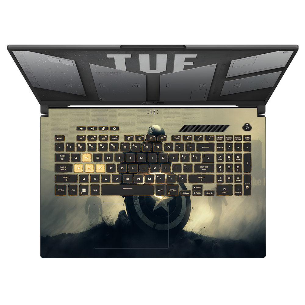 Captain's Valor Asus TUF Gaming F17 FX707Z Laptop Skin