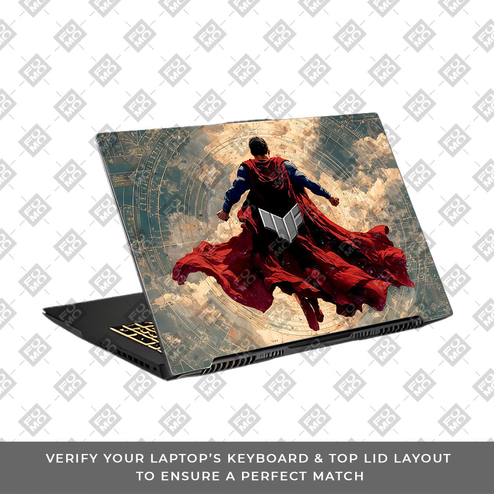 Superman Ascends Asus TUF Gaming F17 FX707Z Laptop Skin