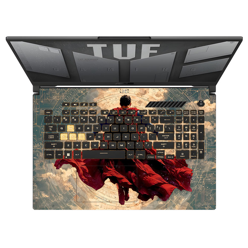 Superman Ascends Asus TUF Gaming F17 FX707Z Laptop Skin