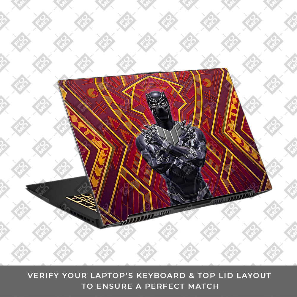 Wakanda Royal Power Asus TUF Gaming F17 FX707Z 3D Laptop Skin