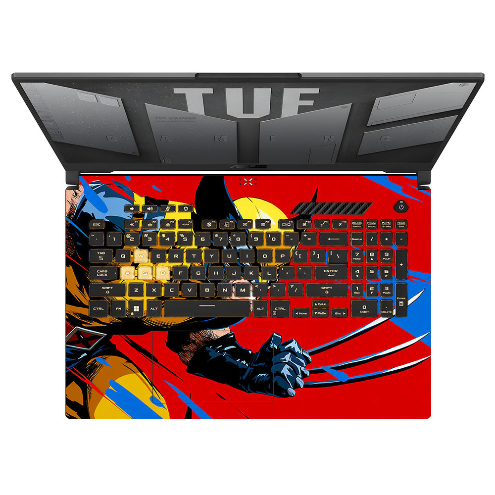Adamantium Rage Asus TUF Gaming F17 FX707Z Laptop Skin
