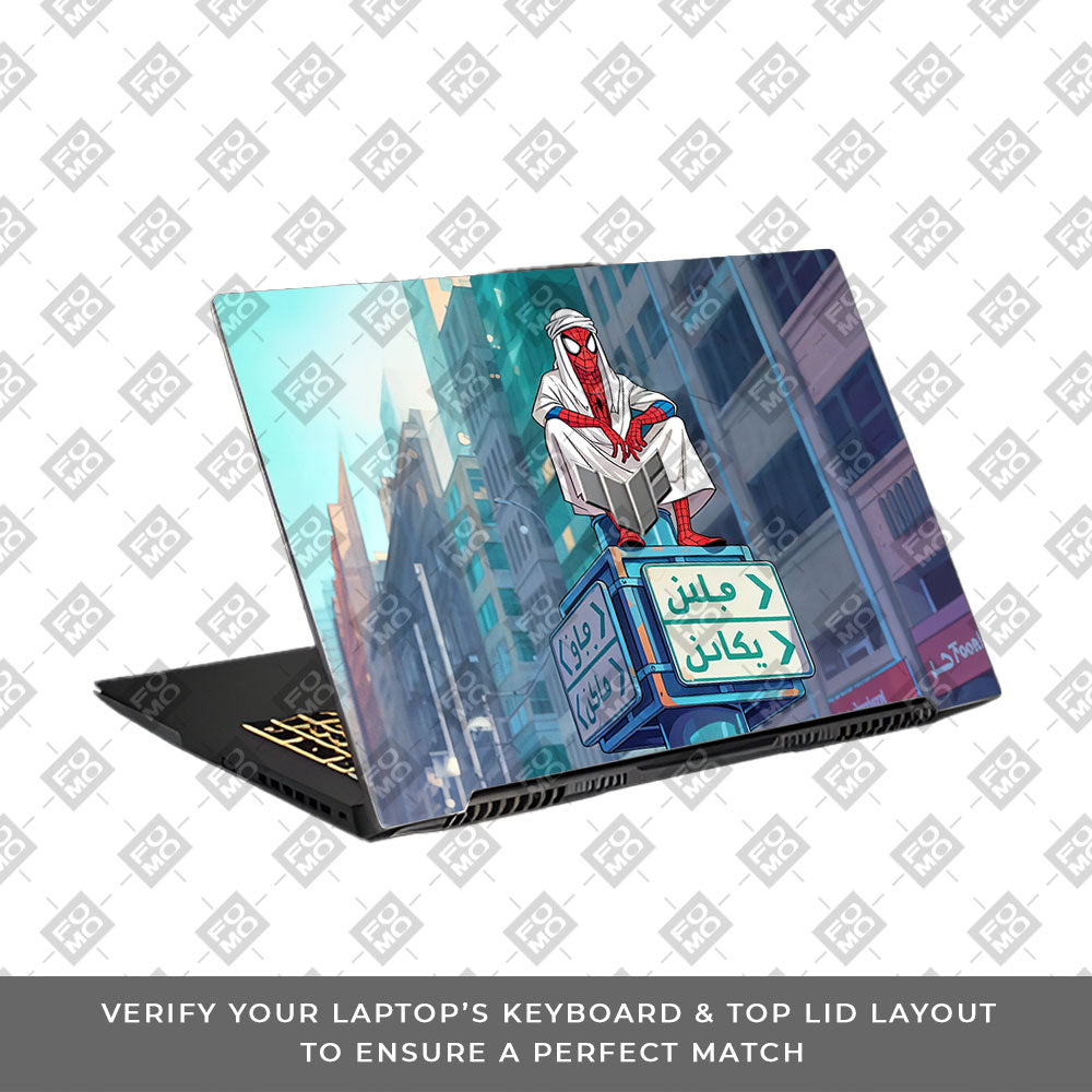 Arabian Spider Man Asus TUF Gaming F17 FX707Z Laptop Skin