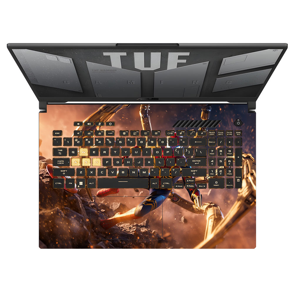 Spider Man Mech Arms Asus TUF Gaming F17 FX707Z Laptop Skin