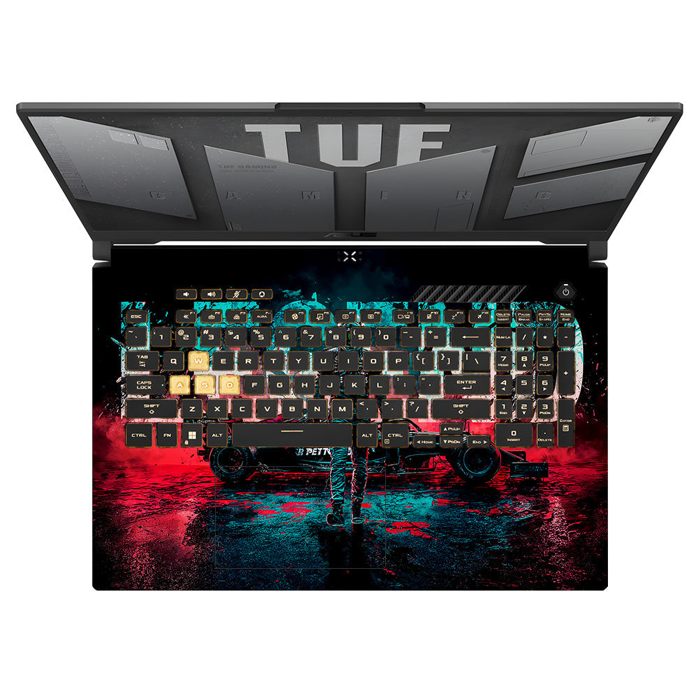 F1 Legend Racer Asus TUF Gaming F17 FX707Z Laptop Skin