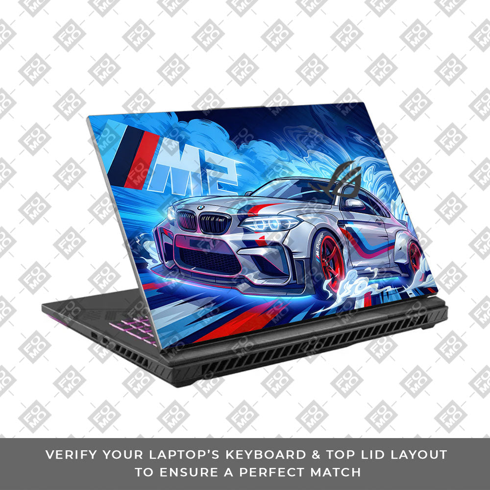 BMW M Performance Asus ROG Strix G16 G614J Laptop Skin