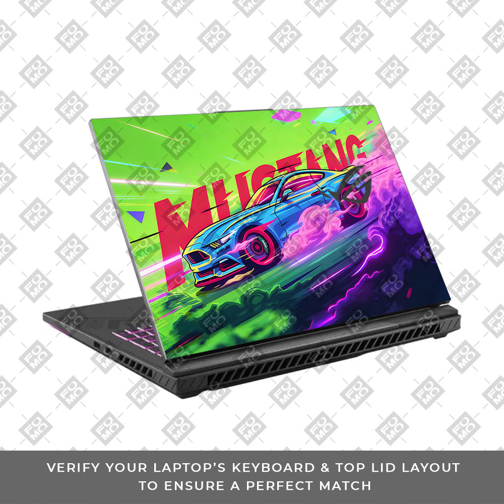 Ford Mustang Legacy Asus ROG Strix G16 G614J Laptop Skin