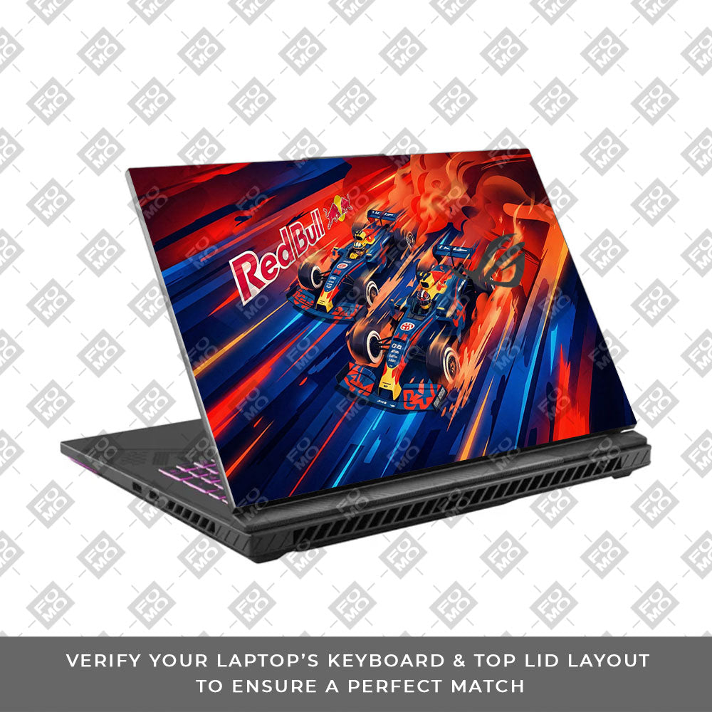 Red Bull Racing Velocity Asus ROG Strix G16 G614J Laptop Skin