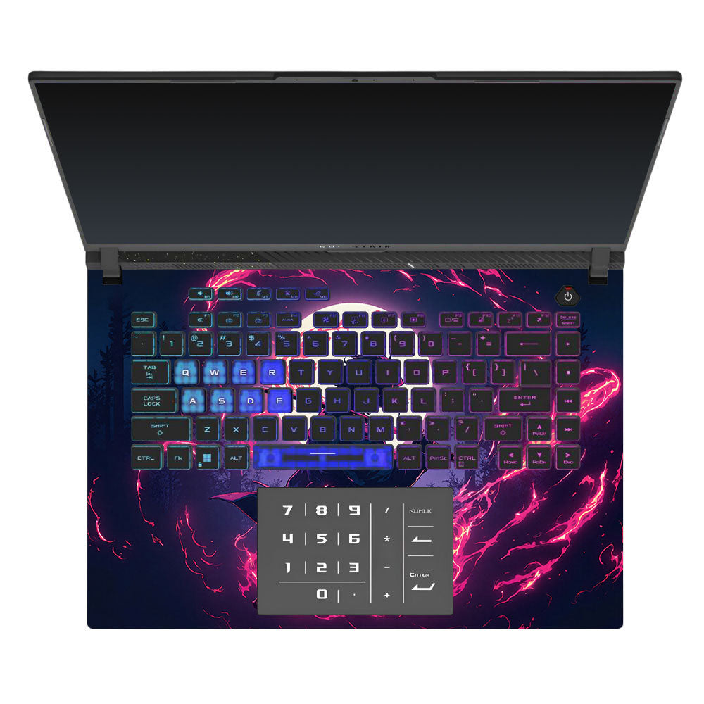 Tanjiro's Flame of Ember Asus ROG Strix G16 G614J Laptop Skin