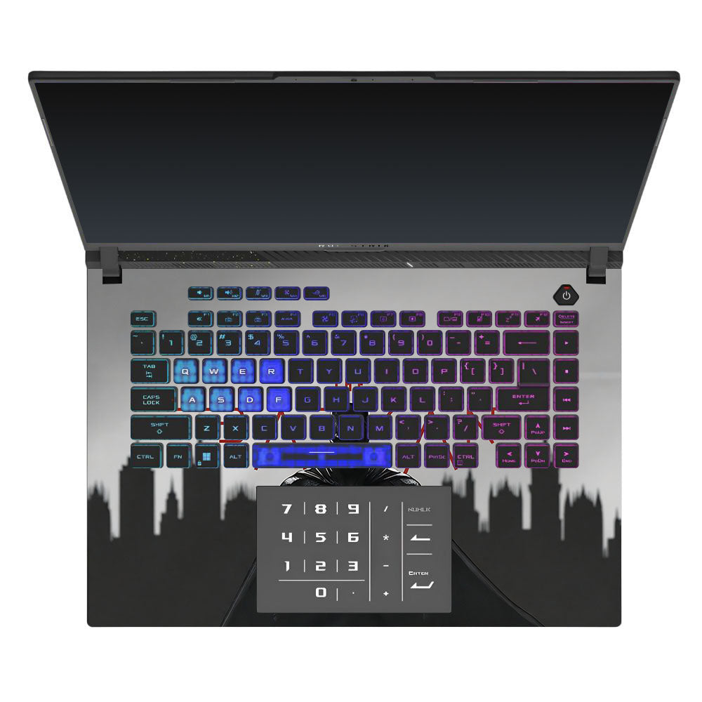 Gotham's Dark Avenger Asus ROG Strix G16 G614J 3D Laptop Skin