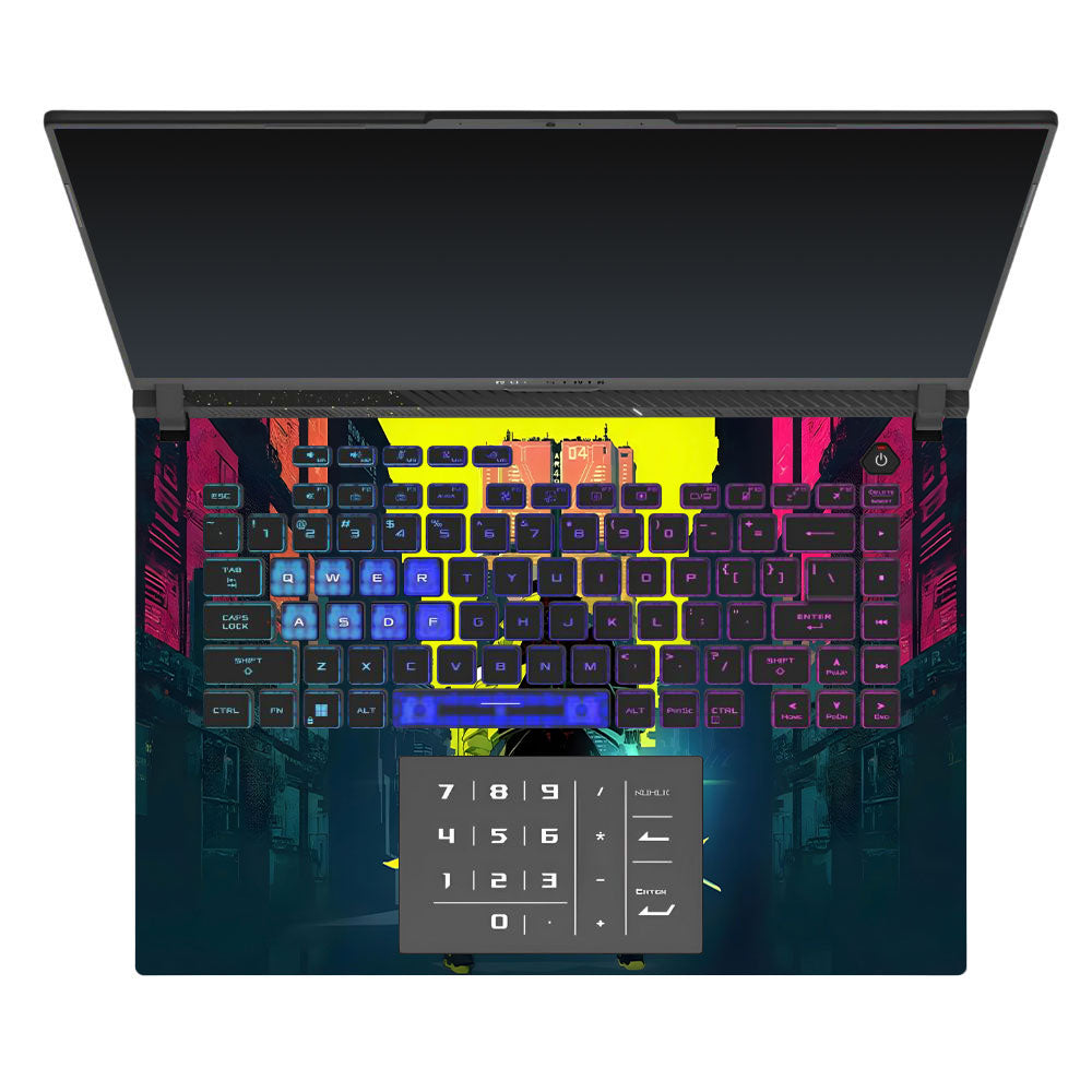 Cyberpunk Uprising Asus ROG Strix G16 G614J Laptop Skin