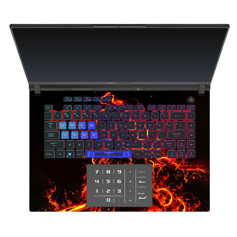 Rengoku Blazing Inferno Asus ROG Strix G16 G614J Laptop Skin