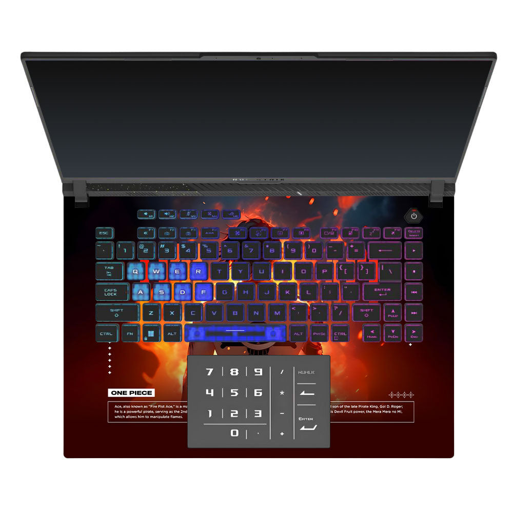 Fire Fist Ace Asus ROG Strix G16 G614J Laptop Skin