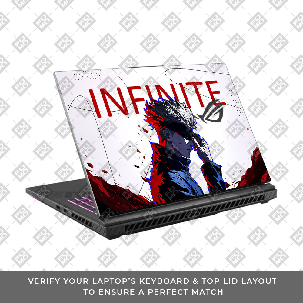 JJK Satoru Gojo Asus ROG Strix G16 G614J Laptop Skin