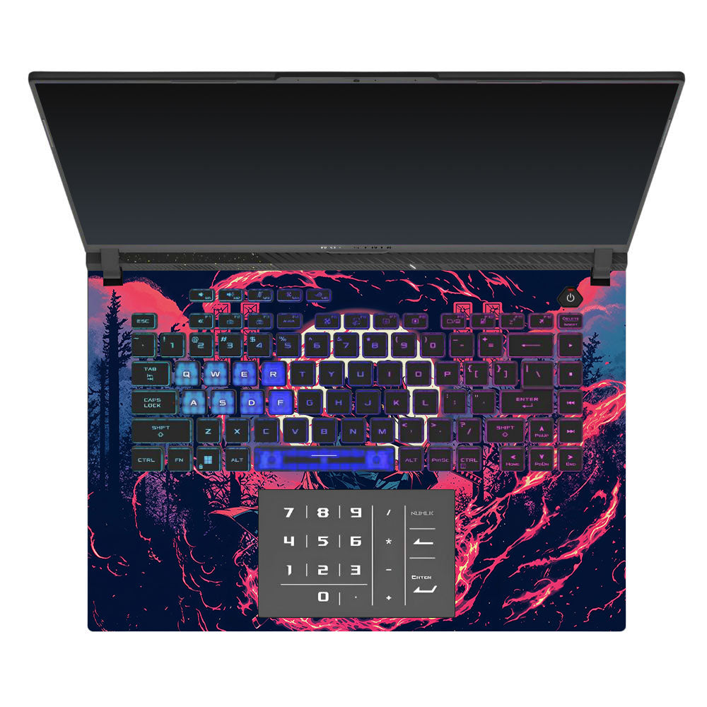 Tanjiro's Flame of Ember Asus ROG Strix G16 G614J Laptop Skin