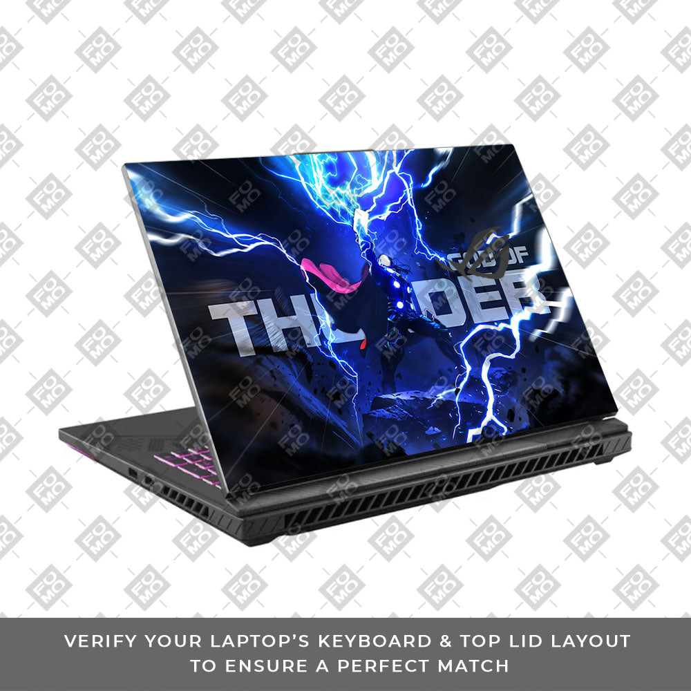 Thor God of Thunder Asus ROG Strix G16 G614J Laptop Skin