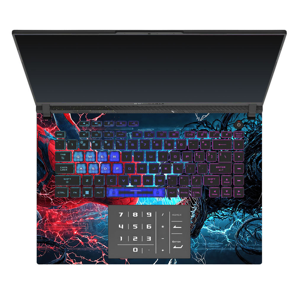 Spiderman vs Venom Showdown Asus ROG Strix G16 G614J 3D Laptop Skin