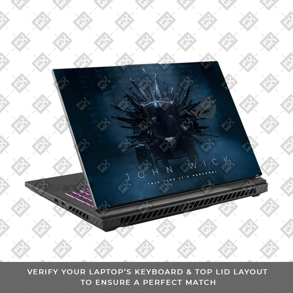 John Wick Assassin Asus ROG Strix G16 G614J Laptop Skin