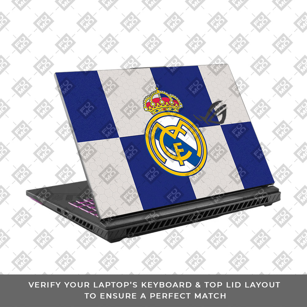 Royal Reign Real Madrid Glory Asus ROG Strix G16 G614J  Laptop Skin