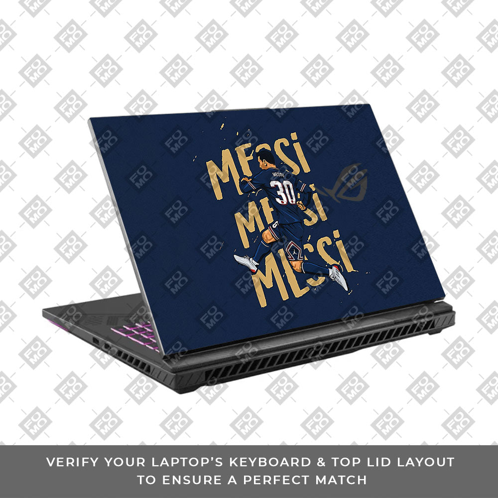Messi Motion Masterpiece Asus ROG Strix G16 G614J  Laptop Skin
