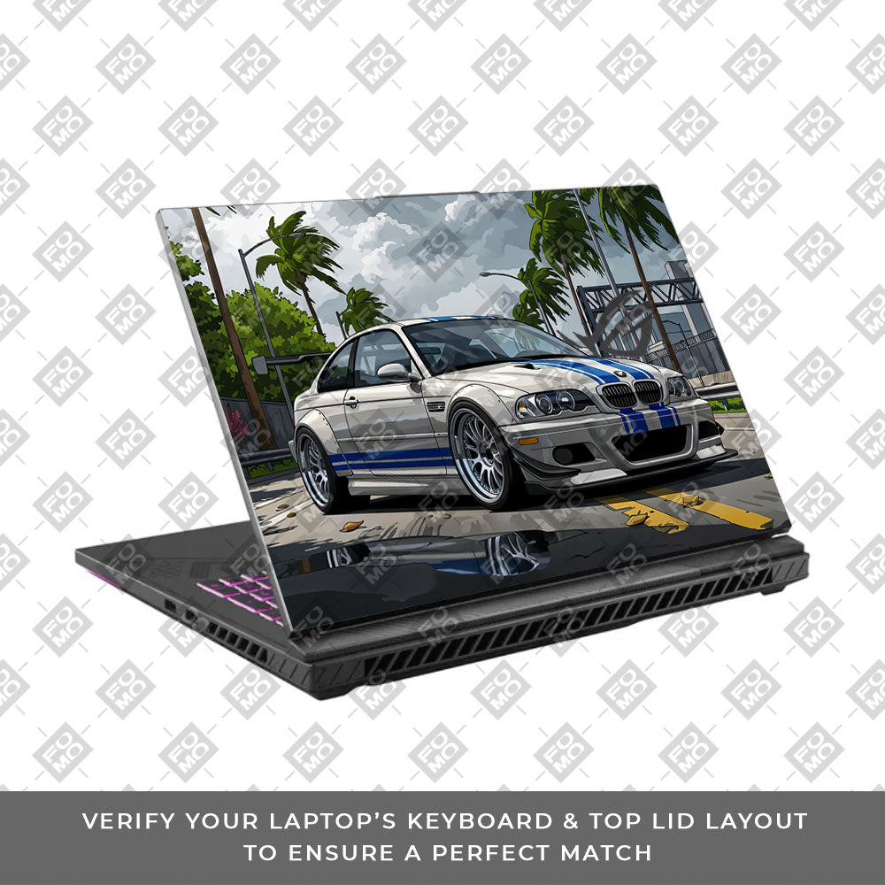 Street Icon BMW E46 Drift Legend Asus ROG Strix G16 G614J  Laptop Skin