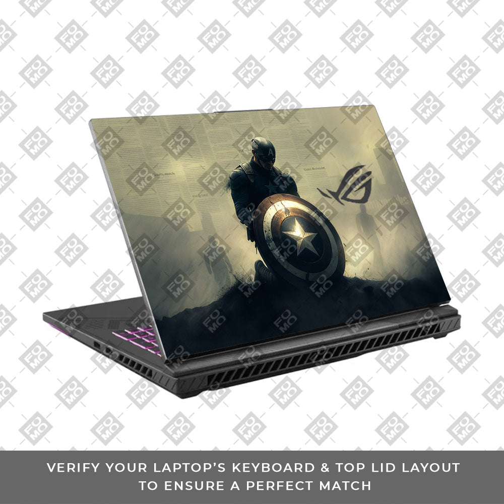 Captain's Valor Asus ROG Strix G16 G614J Laptop Skin