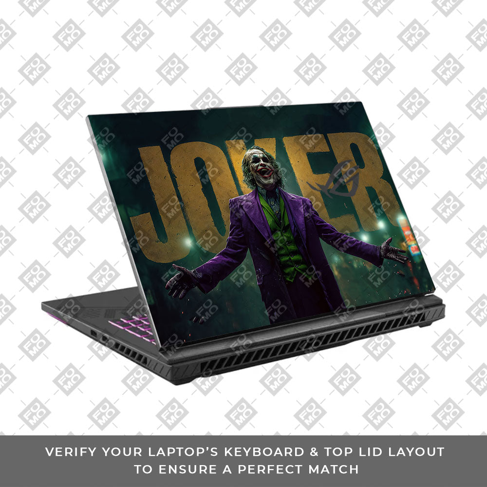 The Joker Chaos Asus ROG Strix G16 G614J Laptop Skin