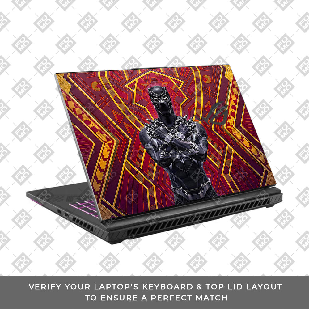 Wakanda Royal Power Asus ROG Strix G16 G614J 3D Laptop Skin
