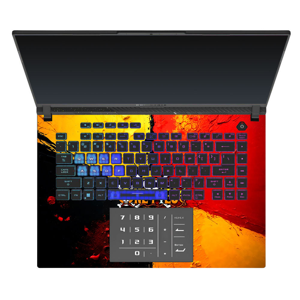 One Piece Paint Splash Asus ROG Strix G16 G614J Laptop Skin