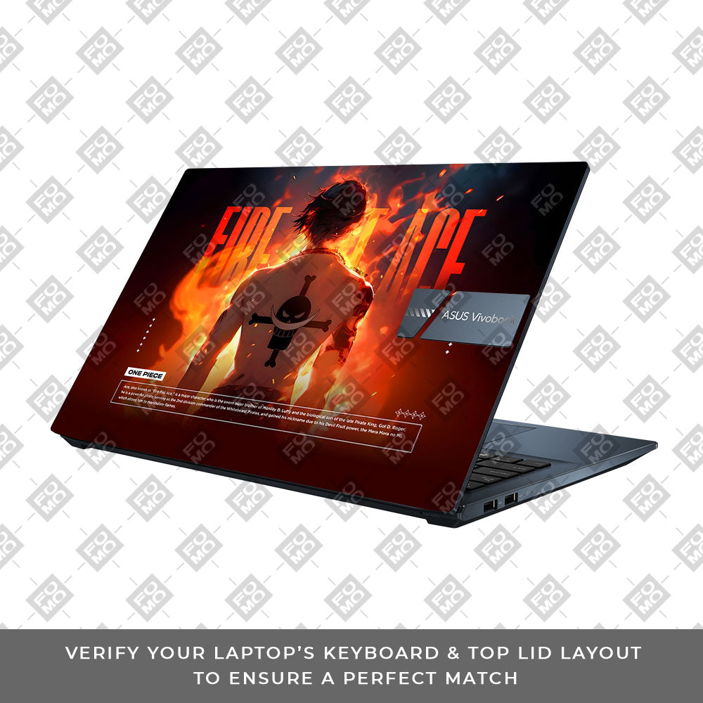 Fire Fist Ace Asus Vivobook Pro 15 M6500QC & M6500QH Laptop Skin