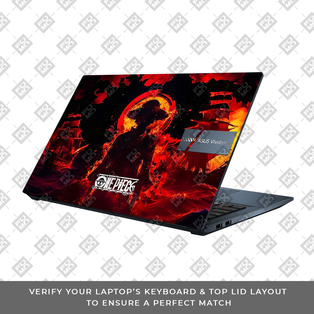 Luffy's Burning Tide Asus Vivobook Pro 15 M6500QC & M6500QH Laptop Skin