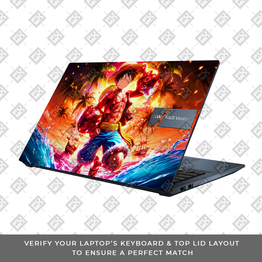 Luffy's Radiant Will Asus Vivobook Pro 15 M6500QC & M6500QH Laptop Skin