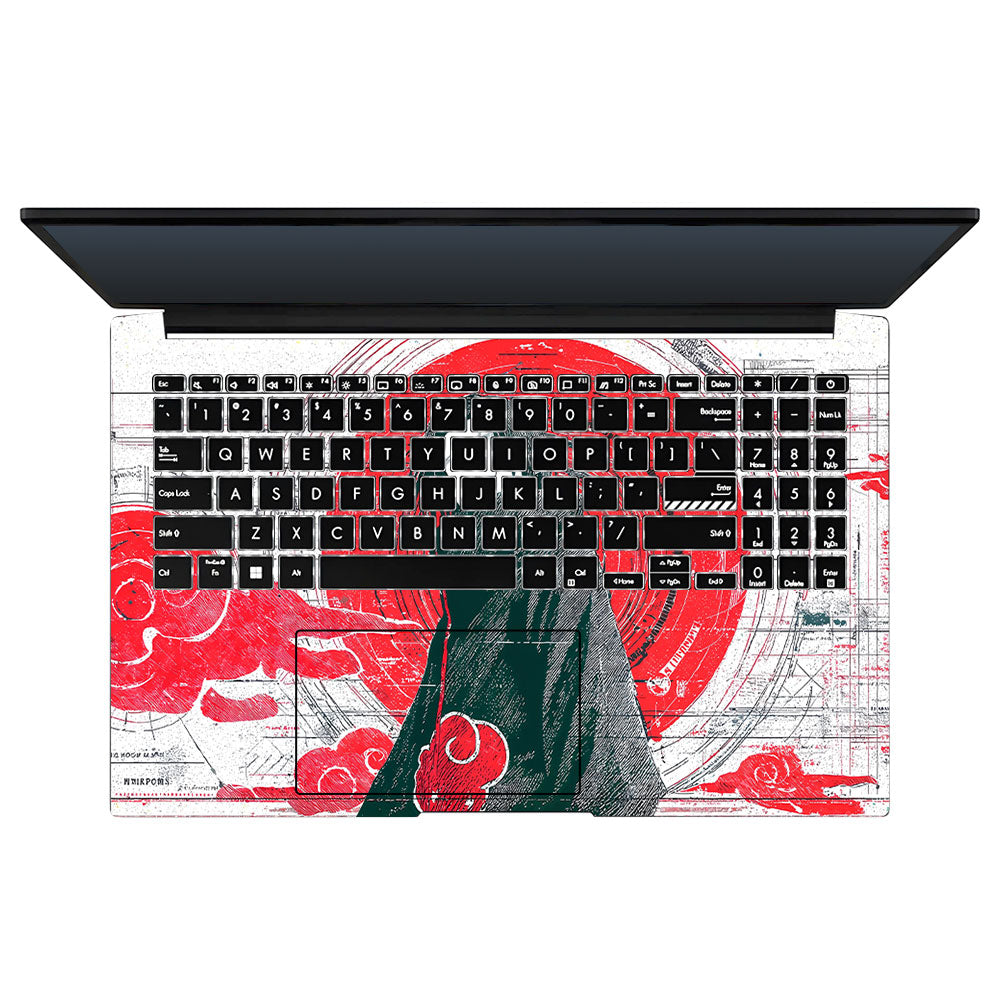 Itachi Uchiha Mark of the Akatsuki Asus Vivobook Pro 15 M6500QC & M6500QH Laptop Skin