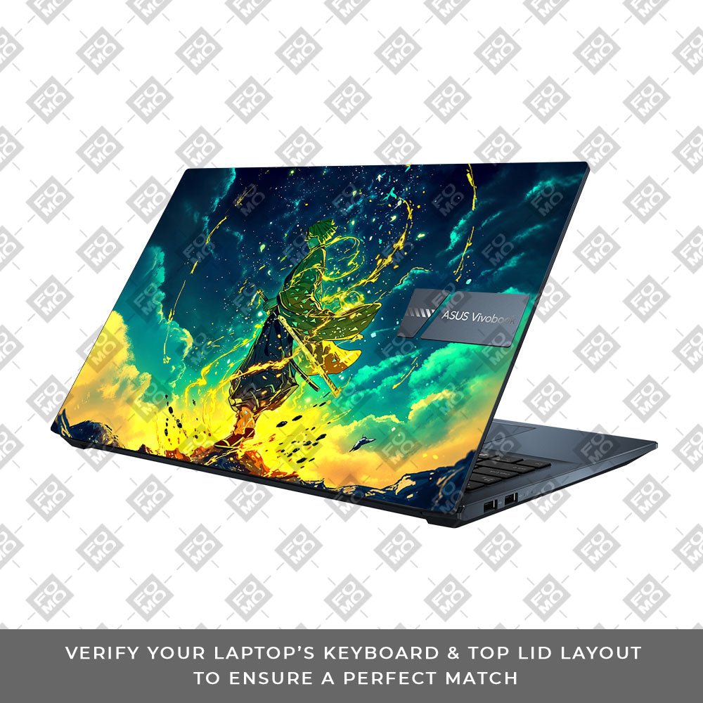 Zenitsu Thunder God Asus Vivobook Pro 15 M6500QC & M6500QH Laptop Skin