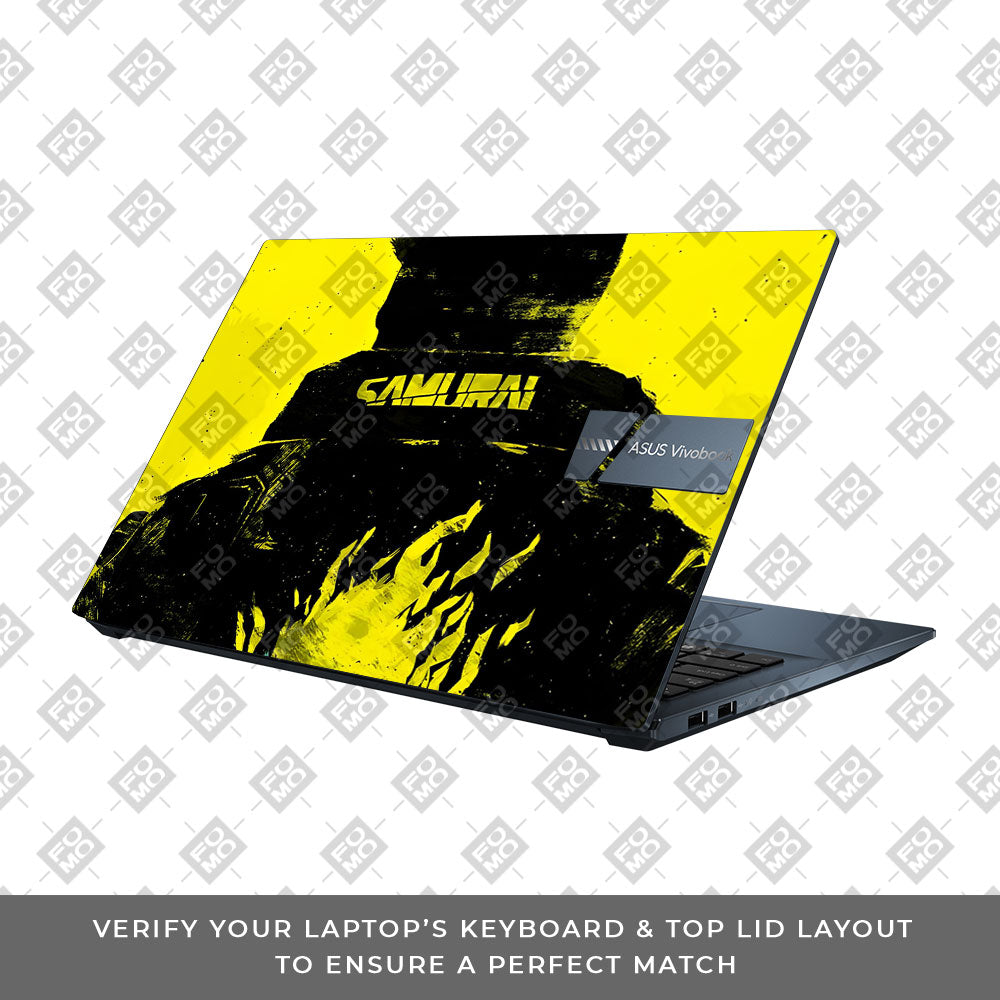 Backlit SAMURAI Jacket Asus Vivobook Pro 15 M6500QC & M6500QH Laptop Skin