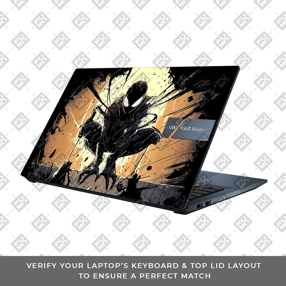 Shadow Spiderman Asus Vivobook Pro 15 M6500QC & M6500QH Laptop Skin