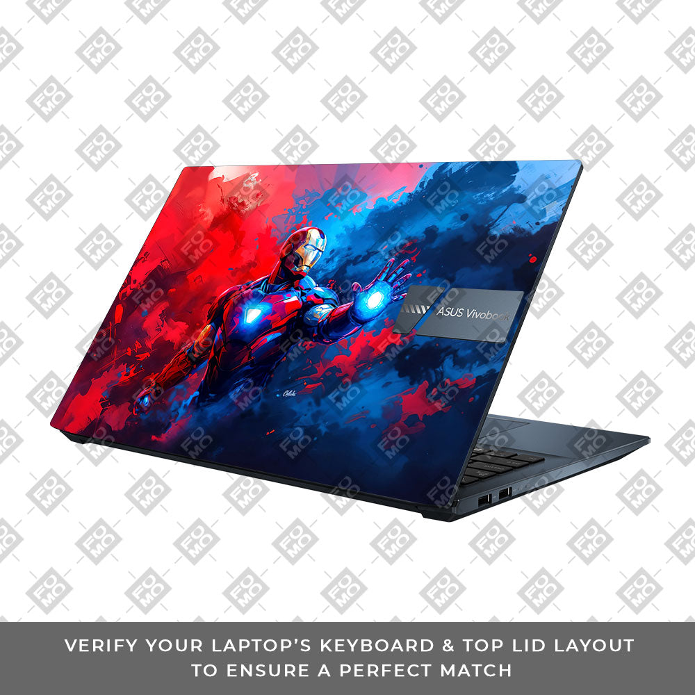 Iron Man Arc Reactor Power Asus Vivobook Pro 15 M6500QC & M6500QH Laptop Skin