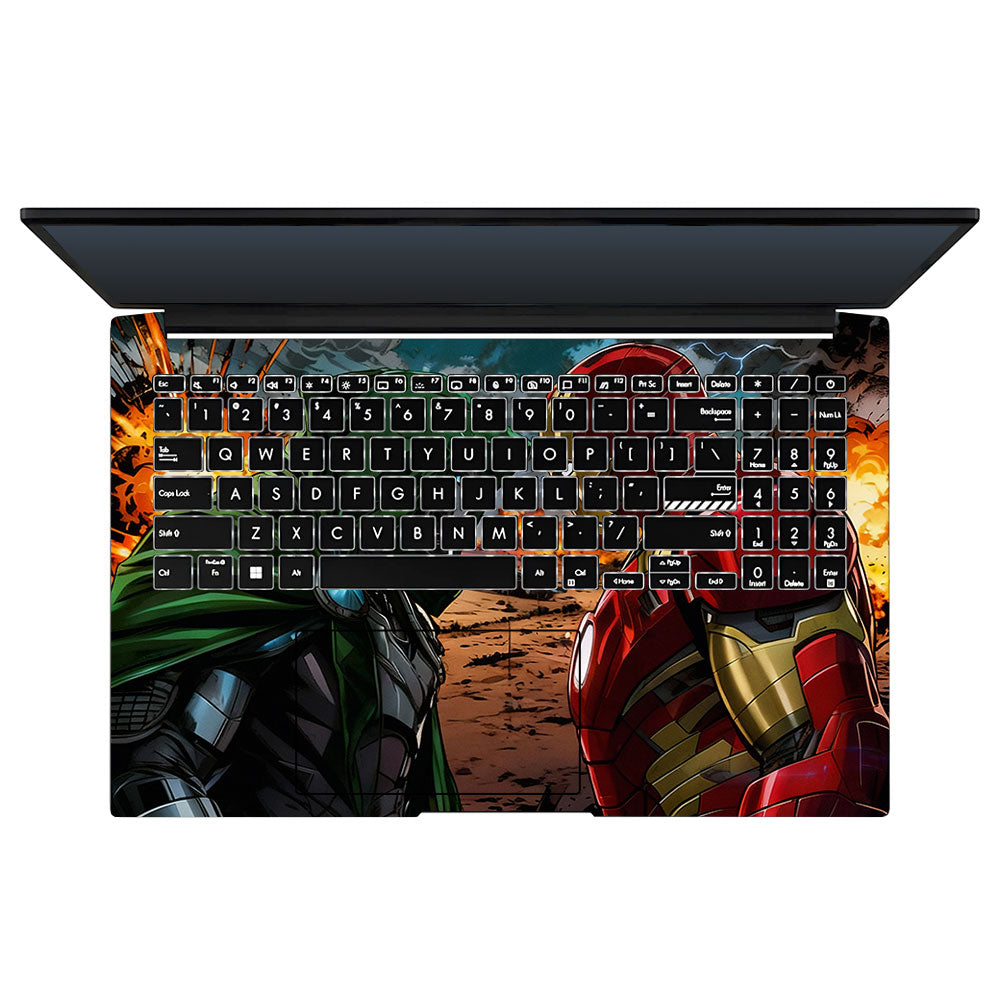 Iron Man vs Doom Asus Vivobook Pro 15 M6500QC & M6500QH 3D Laptop Skin