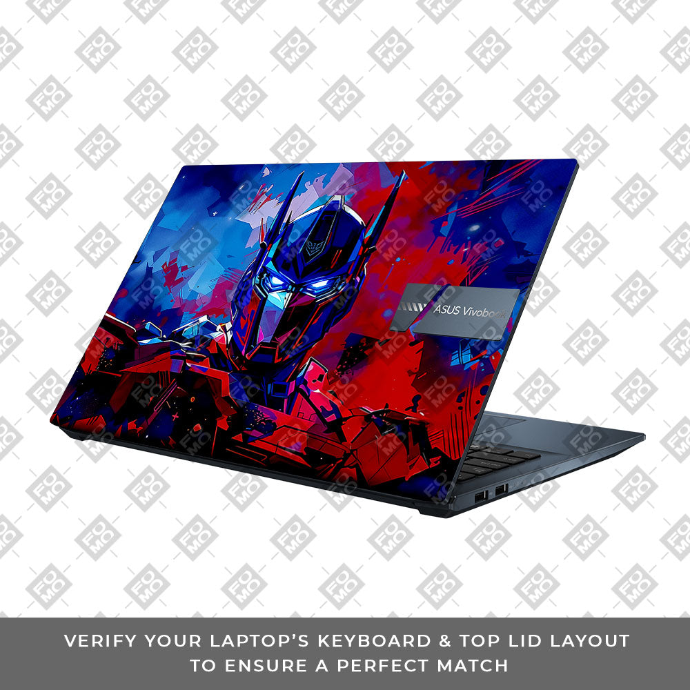 Optimus Prime Transformer Asus Vivobook Pro 15 M6500QC & M6500QH Laptop Skin