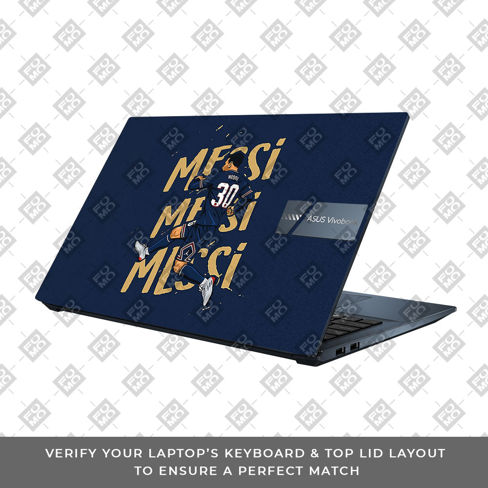 Messi Motion Masterpiece Asus Vivobook Pro 15 M6500QC & M6500QH Laptop Skin