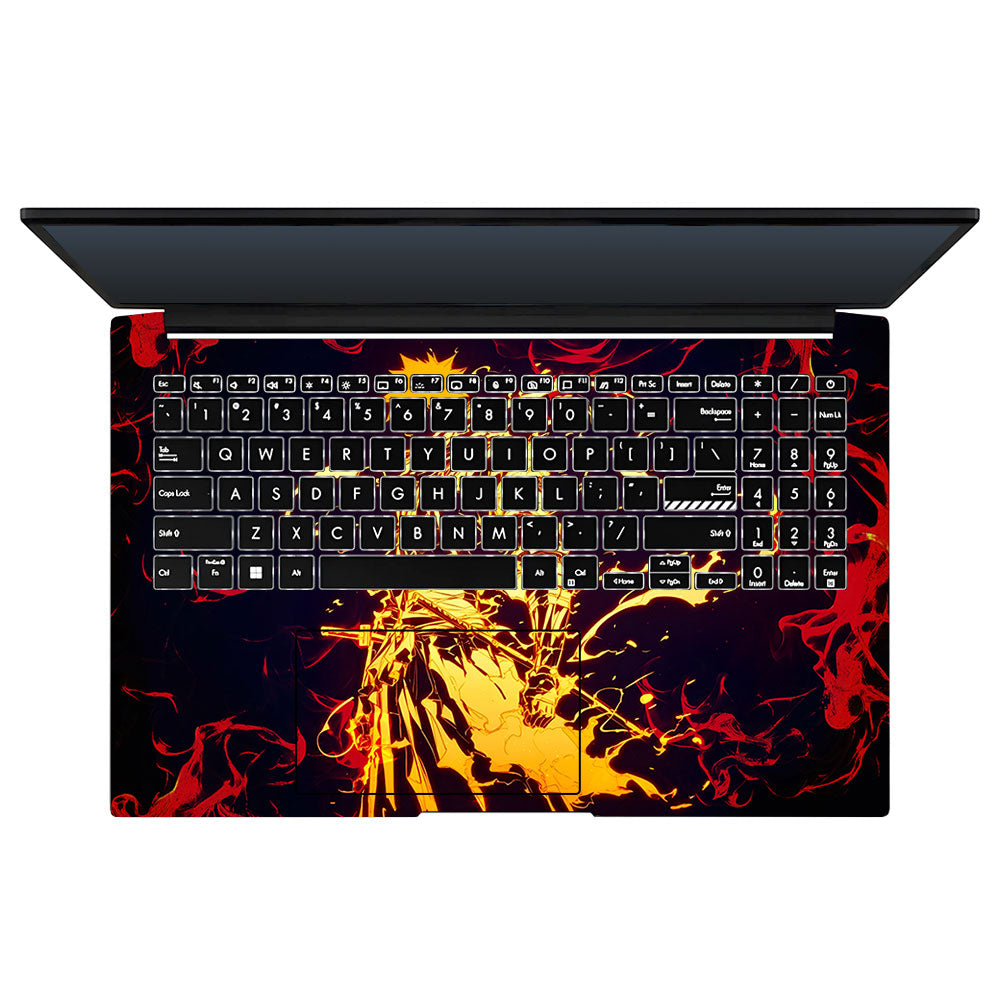 Bleach Ichigo Bankai Form Asus Vivobook Pro 15 M6500QC & M6500QH Laptop Skin