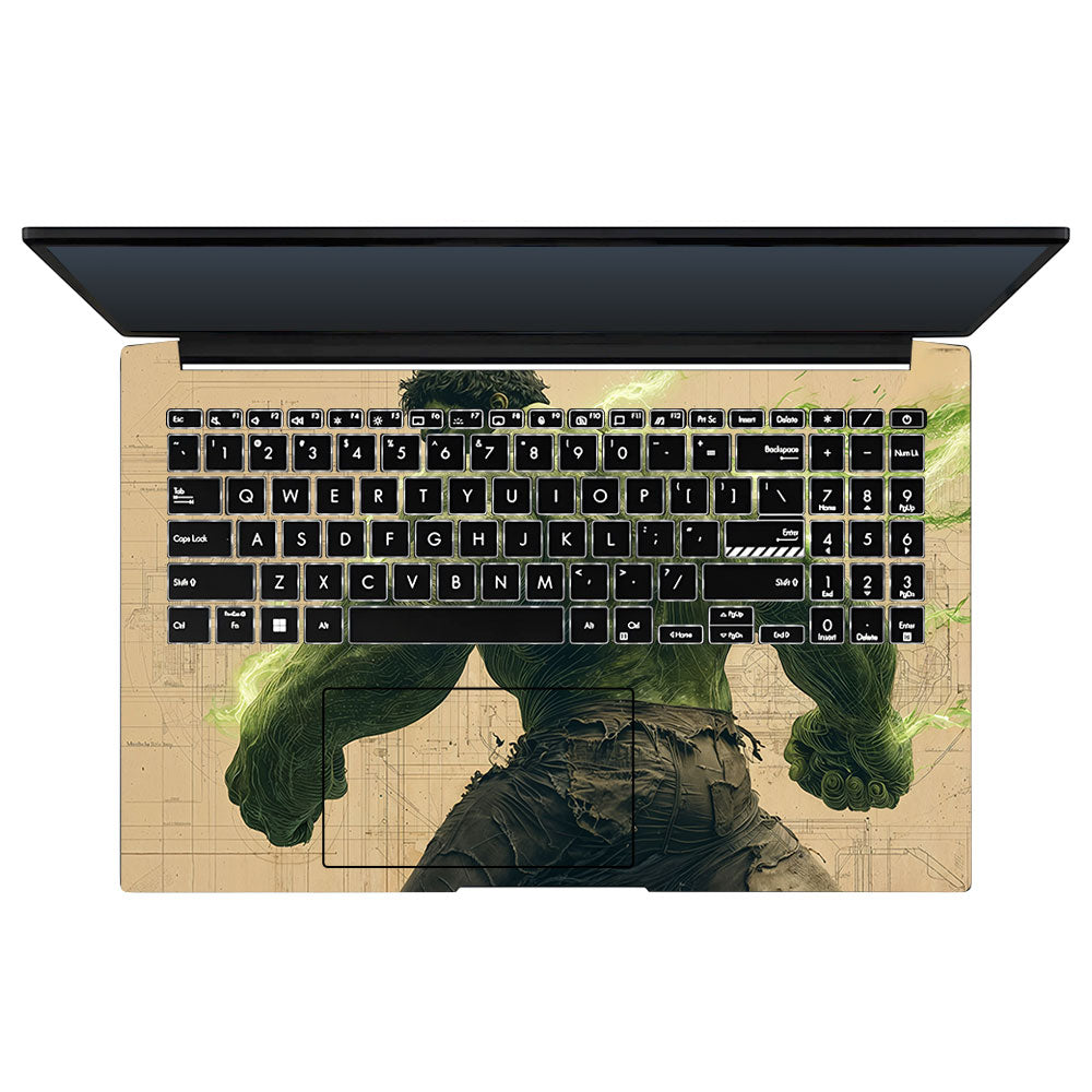 Hulk Unleashed Asus Vivobook Pro 15 M6500QC & M6500QH Laptop Skin