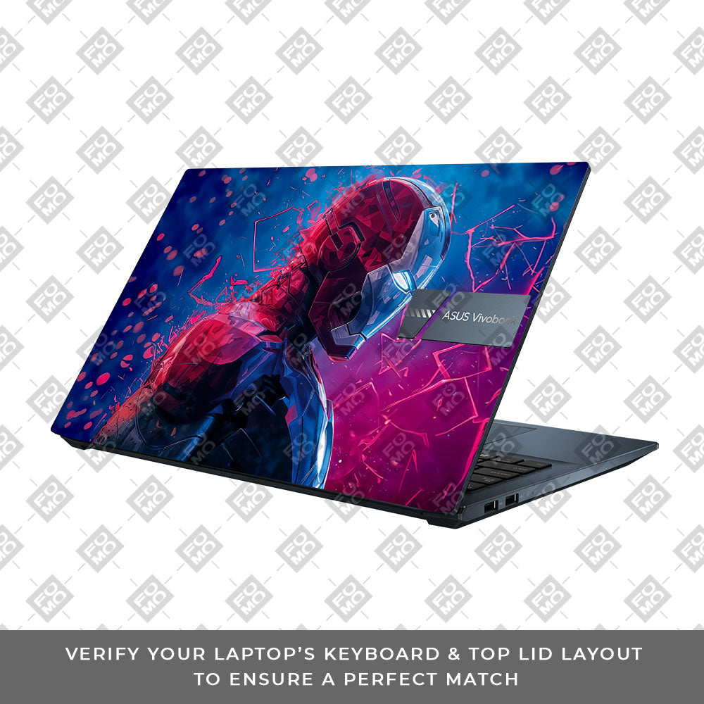 Iron Man Neon Tech Asus Vivobook Pro 15 M6500QC & M6500QH Laptop Skin