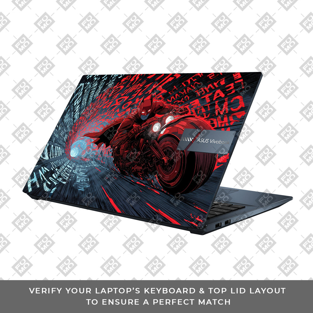 Dark Knight Overdrive Asus Vivobook Pro 15 M6500QC & M6500QH 3D Laptop Skin