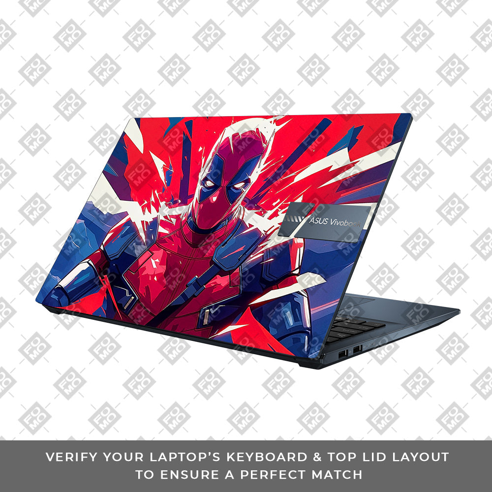 Deadpool Power Burst Asus Vivobook Pro 15 M6500QC & M6500QH Laptop Skin